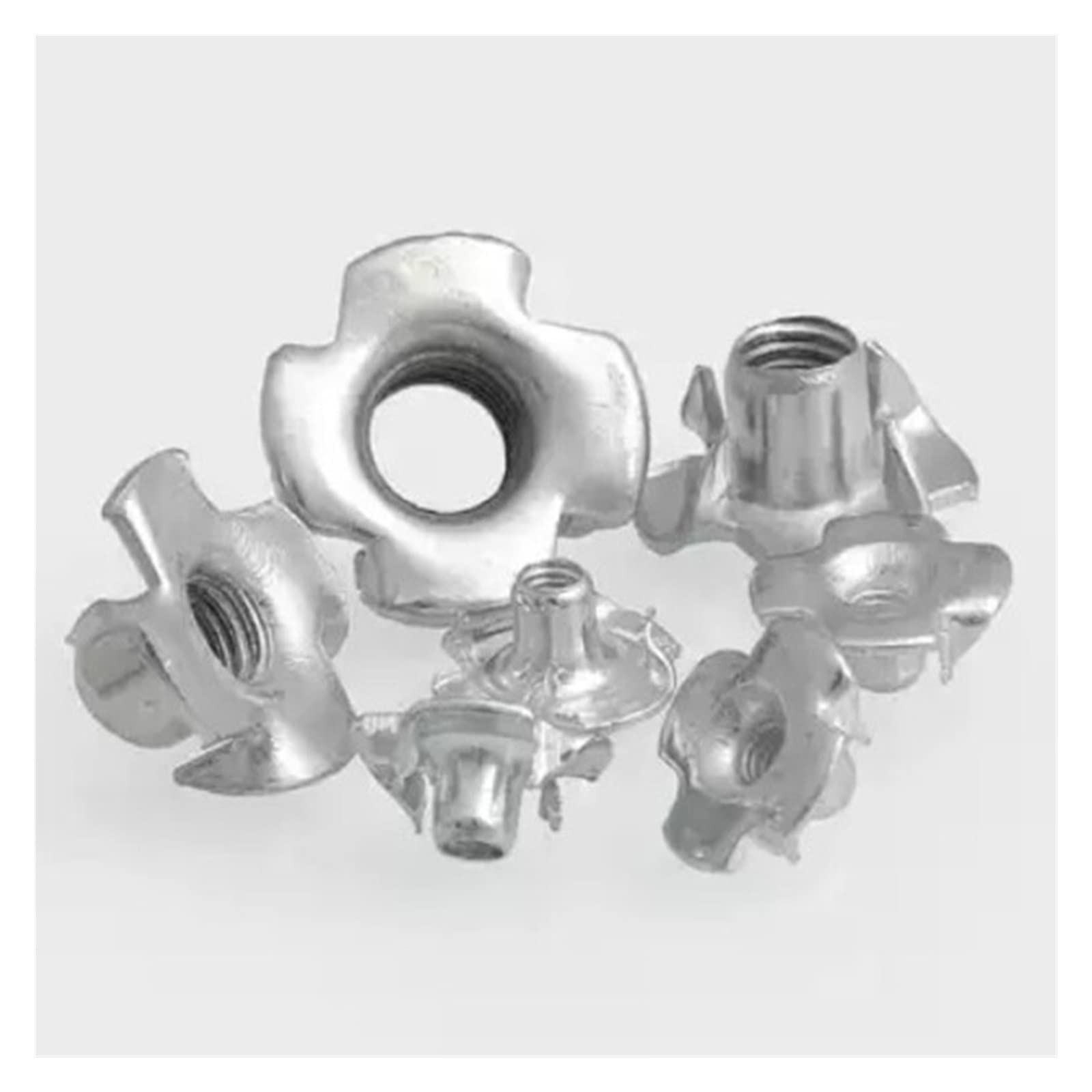 5–50 Stück M2 M3 M4 M5 M6 M8 M10 M12 unverlierbare Muttern vier Zinken Möbel T Mutter Einsätze (Color : 50pcs_M10)