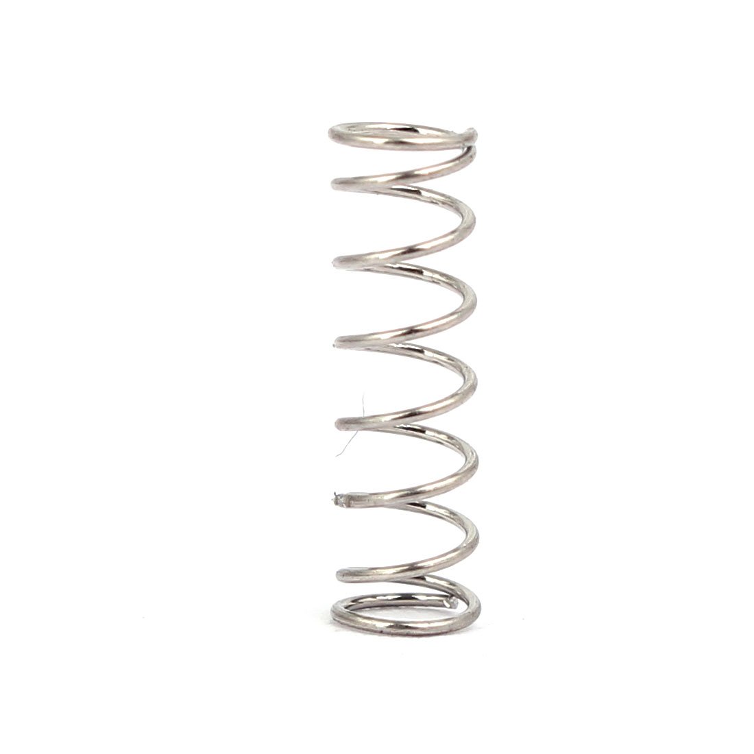 Uxcell 10pcs 304 Stainless Steel Compression Springs, 0.3mm X 3mm X 45mm, Silver