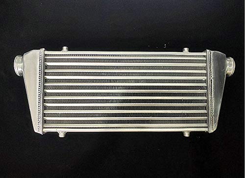 Échangeur d'intercooler universel en aluminium pour montage avant turbo 620x260x69 mm Entrée/sortie de tuyau de 56 mm
