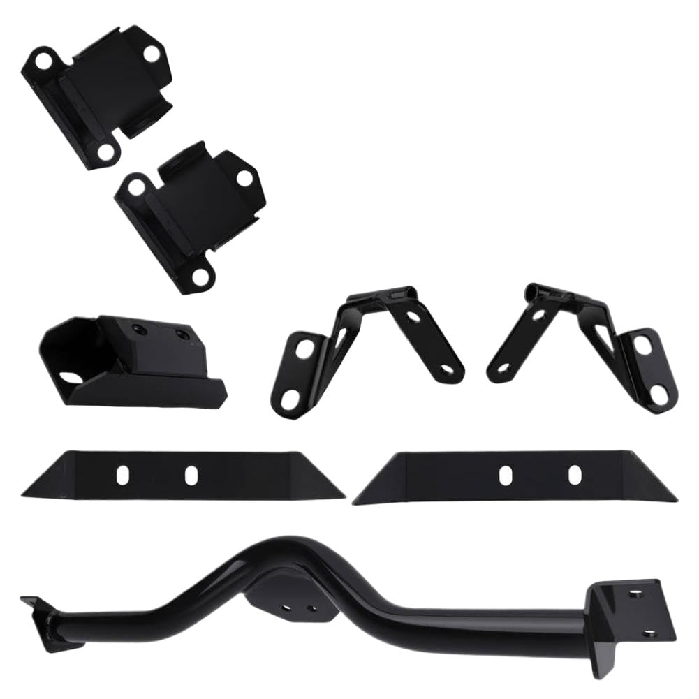 Tnpeyrmcc Onecolor Engine Transmission Mount Kit Compatible With Belair Nomad 1955 1956 1957 210 150 V8 V-8