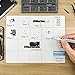 HowFixit Magnetic Project Mat — Organize Screws and Parts Safely Disassemble Your Electronics, Laptop, Smartphone, Game Console, Smartwatch, Cell Phone, Tablet, Camera, Drone, etc.