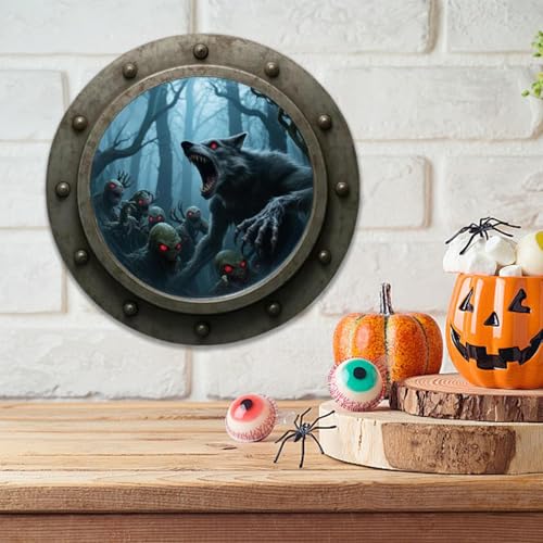 Vaisseau Fantôme Vintage pour Masquer un Mur Vide à Halloween - 7