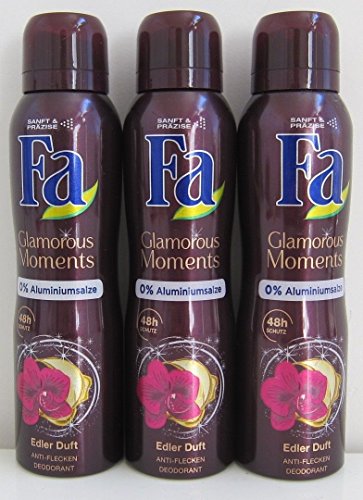 Fa Glamorous Moments deodorant SPRAY -Pack of 3 bottles / 3 x 150ml -