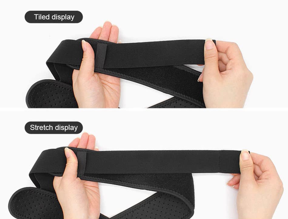 Miniatura 4 de Corrector de postura para mujeres y hombres - Soporte elástico para la espalda - Cinturón de apoyo de espalda - Corrector de postura transpirable -