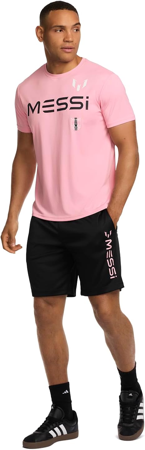 Messi Mens Logo 10 Back Tee, Lifestyle Short Sleeve T-Shirt, Standard Fit with Graphic - Image 5