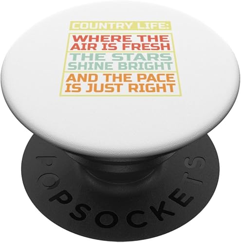 Country Life - Farm Western Farmer PopSockets Swappable PopGrip