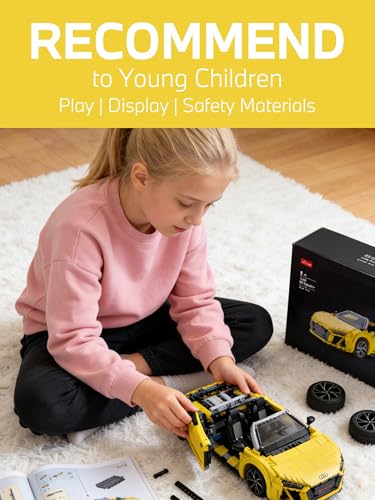 RASTAR Kit de Bloques para Audi R8 Spyder 1:14 miniatura 7