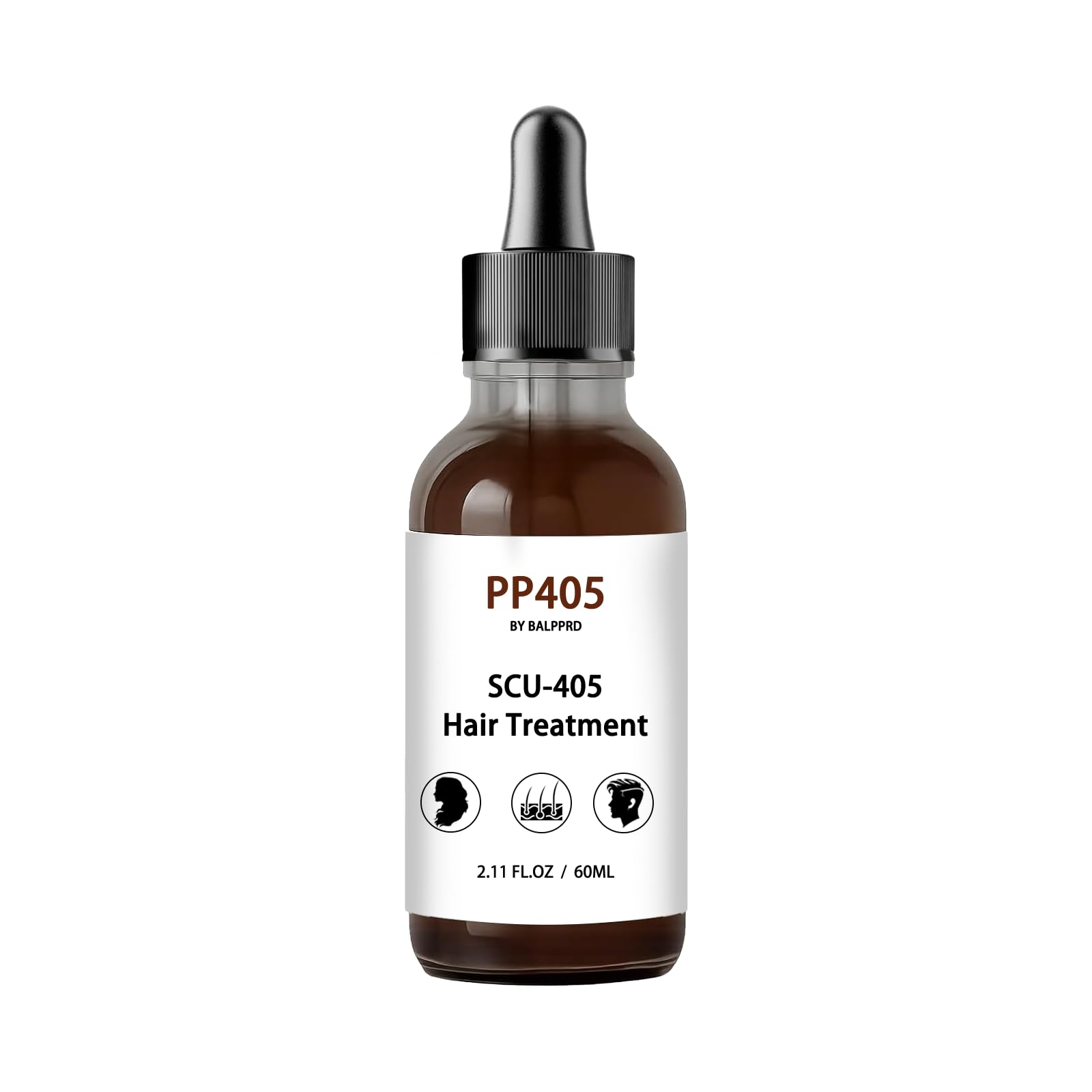 PP405 Hair Treatment | SCU-405 | Anti-Hair Loss Serum | Fast-Absorbing & Non-Greasy | Nourishing Hair Treatment for All Hair Types | 2.11 FL OZ (60ML