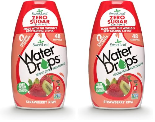 Image of SWEET LEAF, WATER DROPS,STRAWBRY KIWI 1.62 OZ (Pack of 2)