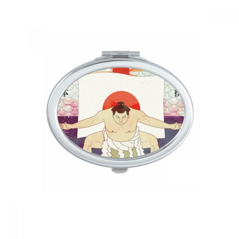 Miroir portable Ovale Ukiyo-E Japon pour sublimer votre rituel beauté quotidien au bureau
