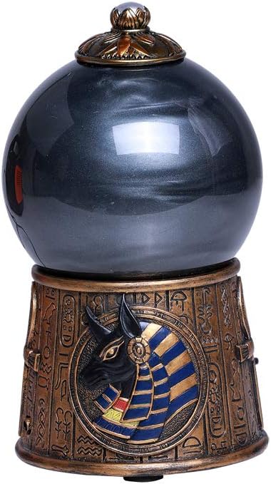 Pacific Giftware Egyptian God Anubis Water Globe Storm Ball Figurine Home Decor Fantasy Statue