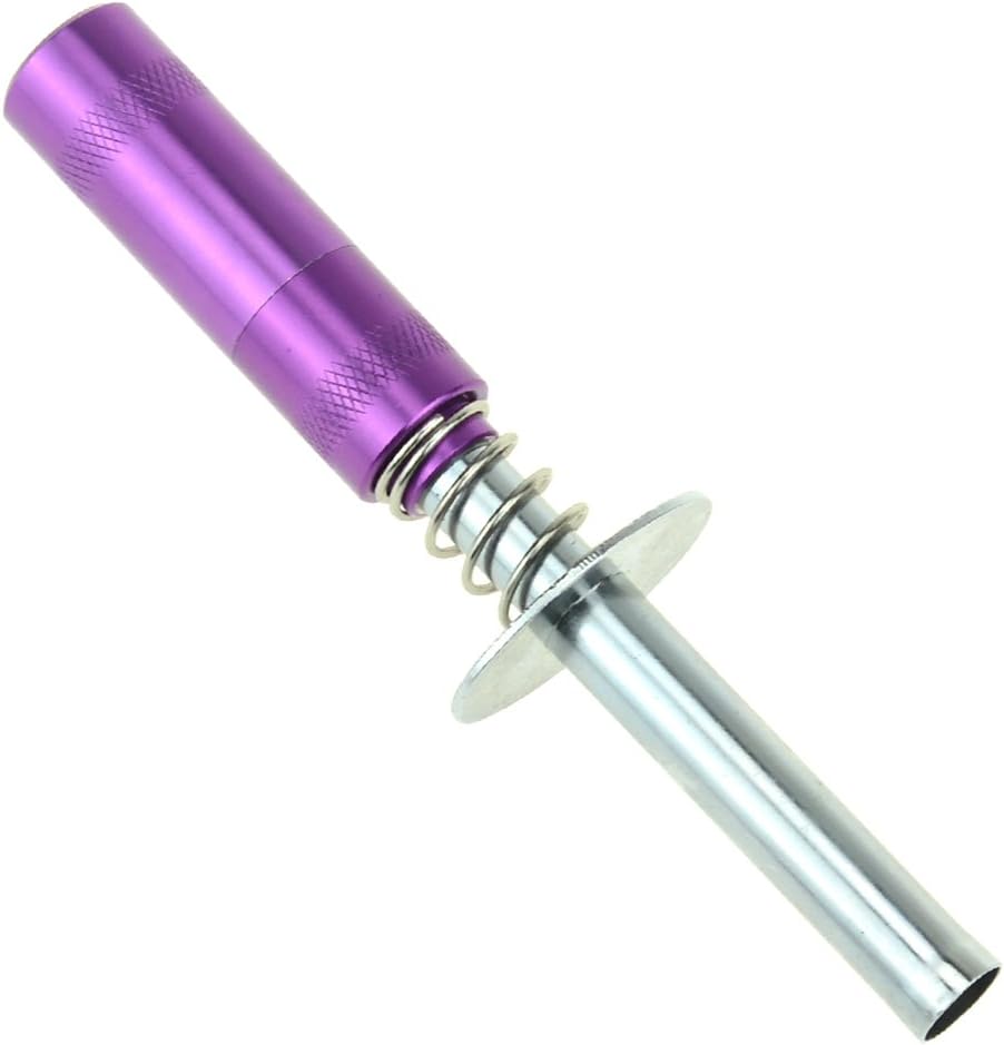 HobbyMarking RC Glow Plug Ignitor Igniter Nitro Engine Starter Tools Support 1800mah AA Batteries for RC Car Buggy Truck Model Plane (Purple)