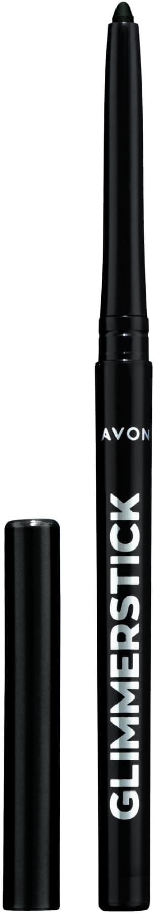 Avon Glimmerstick Eyeliner Blackest Black, Soft-Glide Formula, Bold and Intense Colour, Waterproof, Smudge-Proof Colour That Lasts All-Day, Cruelty Free