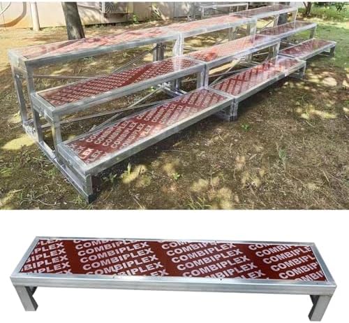 Adjustable Choral Risers with Galvanized Steel Legs – Ideal Singing Stand for Classroom & Church Performances, Enhance Sound Quality & Stability for Choirs