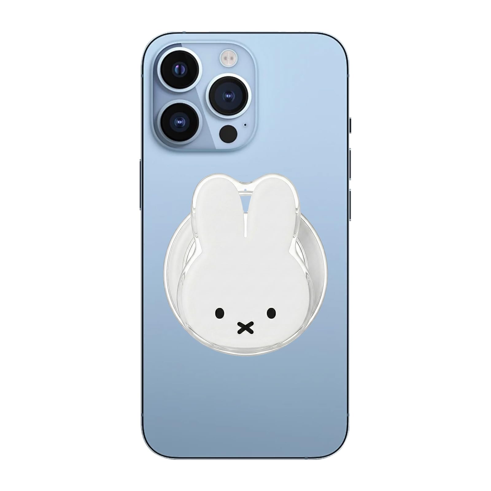 1 Pezzo Kindle Magnetico, Supporto & Impugnatura Pieghevole, per Smartphone/Kindle/Tablet, Accessori Kindle - Coniglio su sfondo bianco