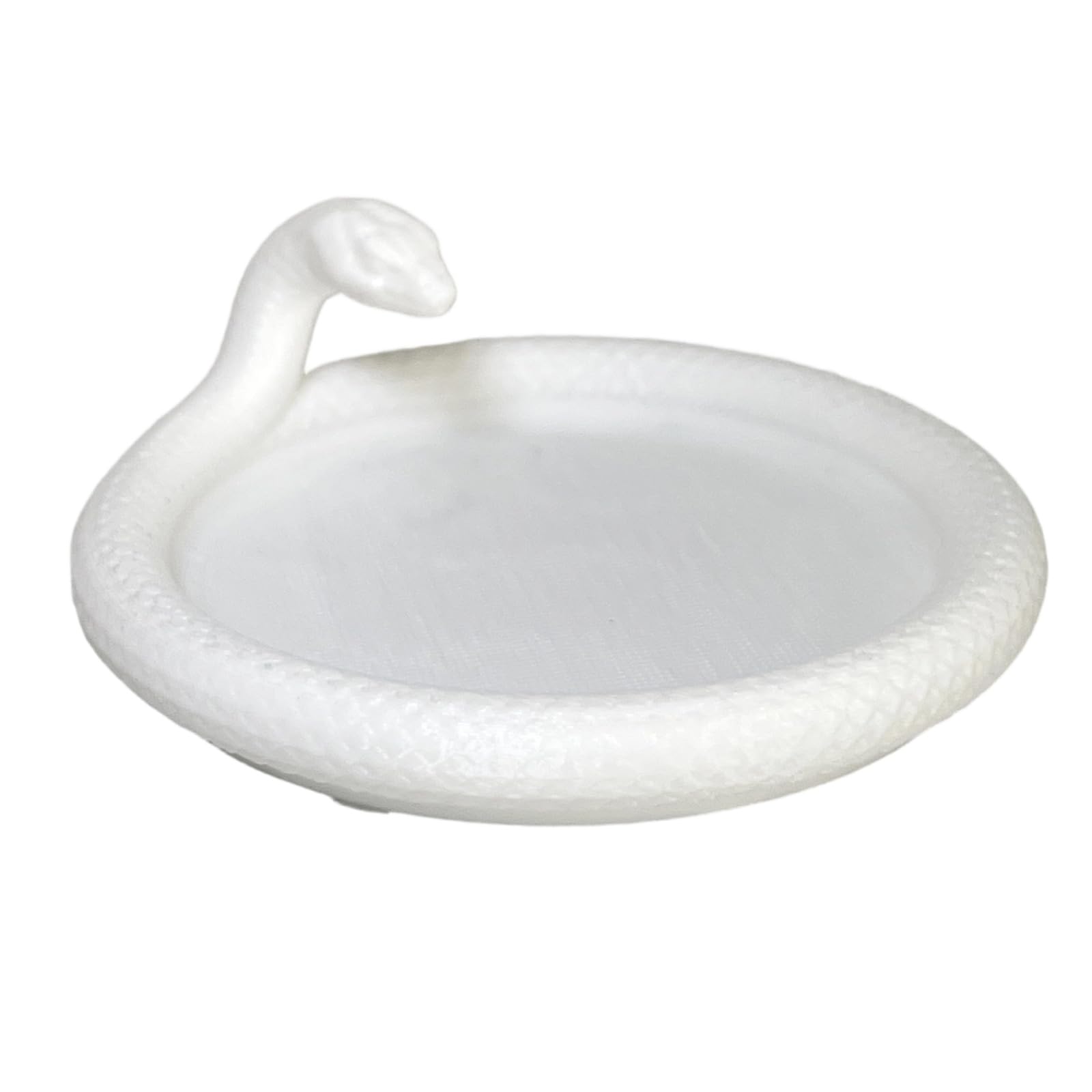 Delicate Gothic Snake Shape Ornamental Tray Decorative Plate Suitable for Showcasing Accessories and Keepsakes Snake Themed Storage Solution