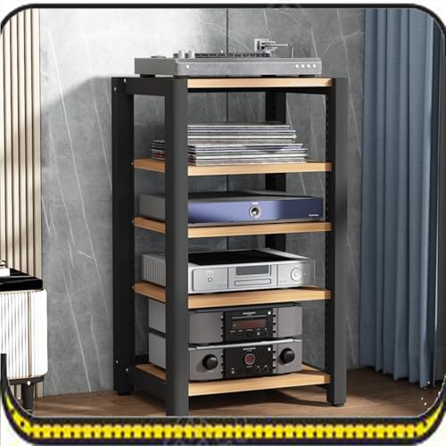 Meuble audio stéréo noyer clair pour sublimer vos soirées cinéma