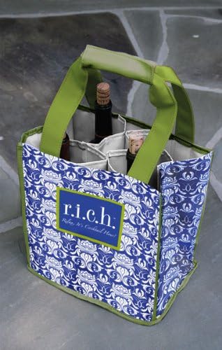 Fine Whines Party To Go Tote (100% Recycled Material), r.i.c.h. (Relax, It's Cocktail Hour)