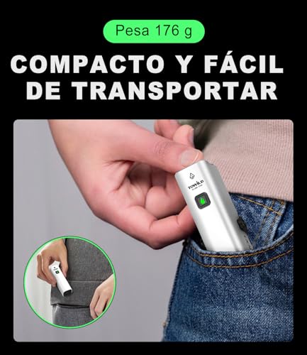 TOWILD Luz De Bicicleta 1200 Lúmenes Linterna Frontal De Bicicleta Recargable por USB De 5000 mAh, IPX6 Impermeable Linterna de para Ciclismo Carretera Montaña MTB - imagen 5