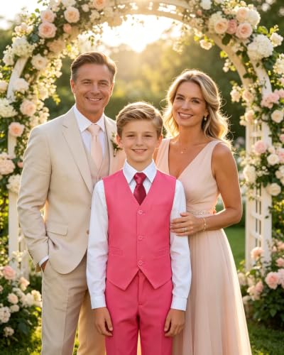 Image of Kids Vest for Boys Formal Suit Vests