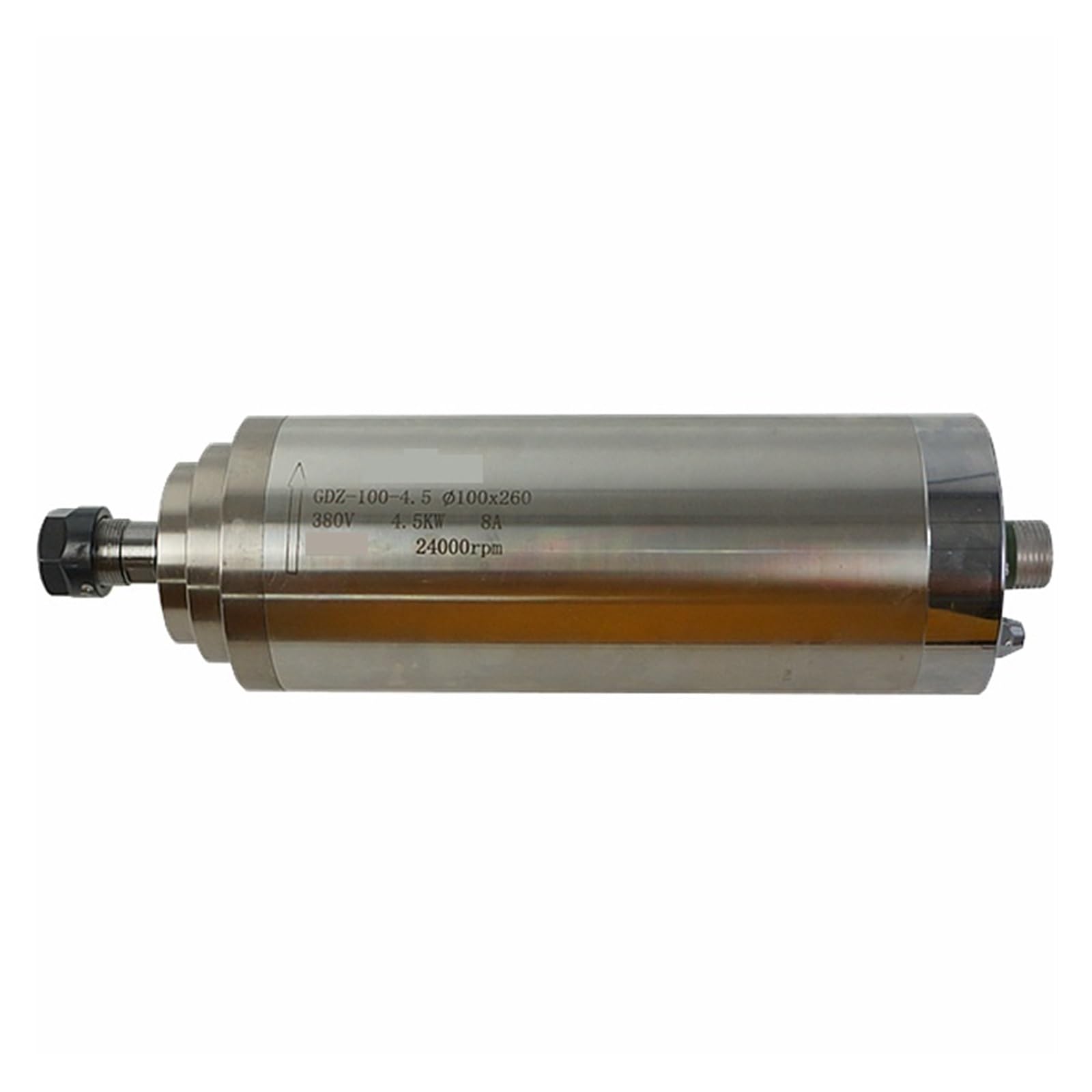 5.5KW Water Cooled Spindle CNC Water-Cooling Motor ER25 Collect 4. ER20 for Engraving Router Woodworking Carving Machine Kit Highly Optimized(4.5KW ER20 100MM)