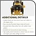 Diecast Masters 1/87 Caterpillar 12M3 Motor Grader High Line Series 85520