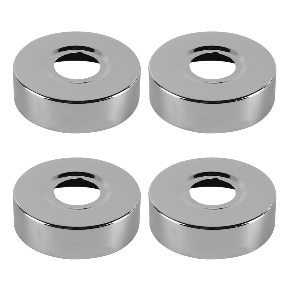 4 Piezas de Cubierta Decorativa para Grifo de Ducha, Cubierta para Tubo de radiador de Acero Inoxidable para baño doméstico, 25 mm