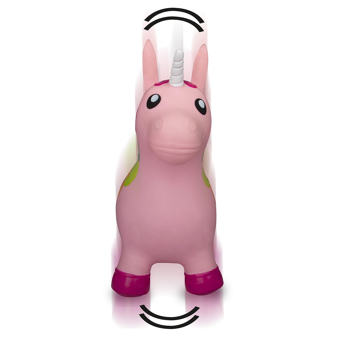 Jamara Animale salterino Unicorno colorato con pompa fino a 50 kg