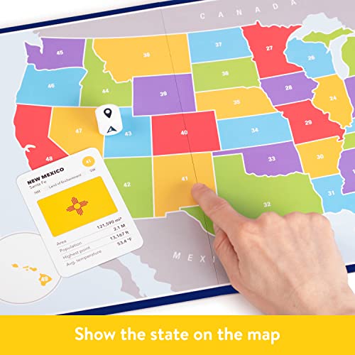 The World Game The 50 States Game - Us Geography Board Game thumb #2