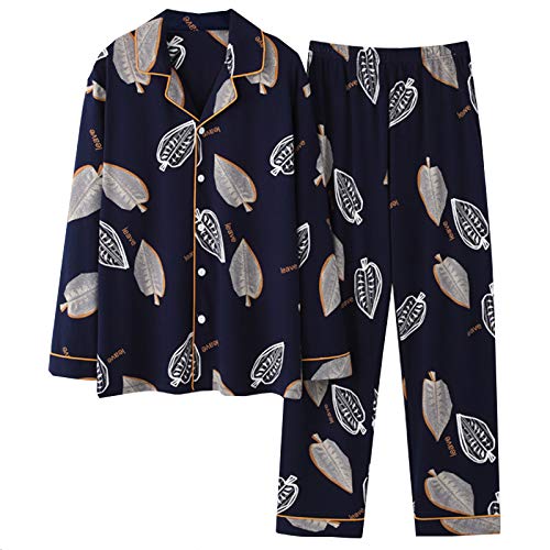 Pyjama homme respectueux de la peau ensemble coton ample 1XL