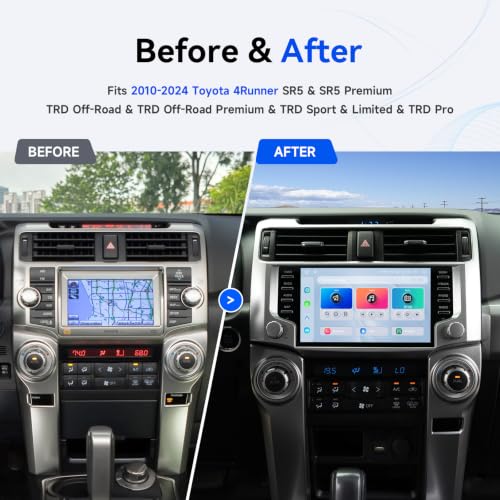 Dasaita Snapdragon Head Unit for Toyota 4Runner 2010-2023 with 9'' Screen - image 3