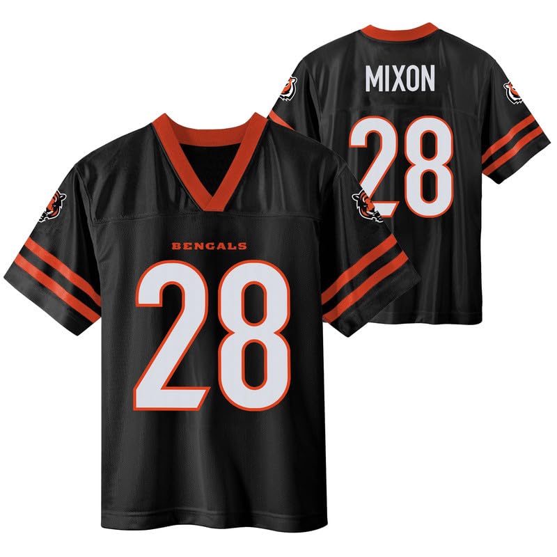 Joe Mixon Cincinnati Bengals #28 Black Youth 4-20 Home Player Jersey - 14-16