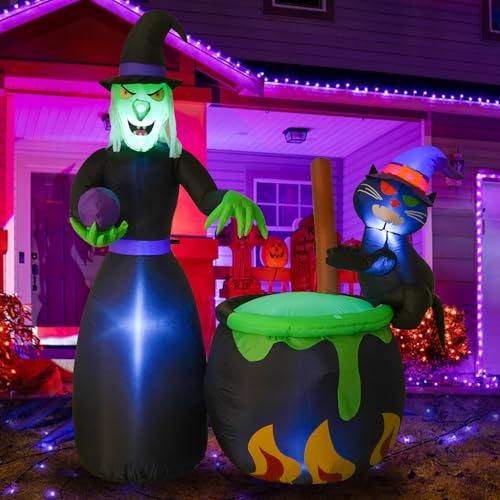 6FT-Halloween-Inflatable-Witch-Around-Cauldron-and-Black-cat-Decoration-Blow-Up-Outdoor-Yard-Decor-Built-in-LED-Lights-Holiday-Inflatable-Halloween-Decoration-for-Party-Garden-Lawn