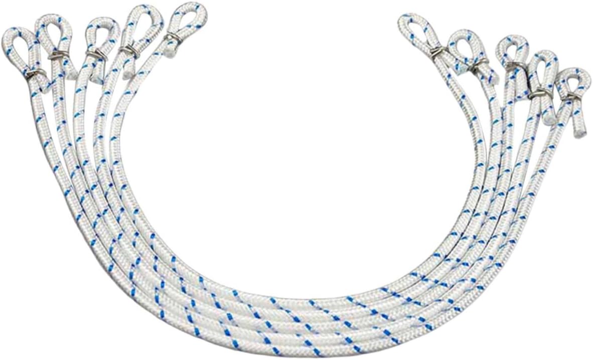 Toyvian 5pcs Flag Ring Flag Fixing Ropes Rope for Flagpole Flag Fixing Buckles