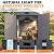 EASYHAWK 6x10 FT Outdoor Resin Storage Shed with Floor, Weatherproof Plastic Storage Shed with Window, Lockable Door & Vents, Garden Tool Shed for Backyard Patio Lawn, Bike & Trash Can Storage