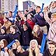 Abeillo 24 Stück Thunder Sticks,Bam Bam Inflatable Stick,Thicken Cheering Boom Sticks, Team Spirit Sticks, aufblasbare Kunststoff Boom Lärm Maker für Sportveranstaltungen Tanz(Blau)