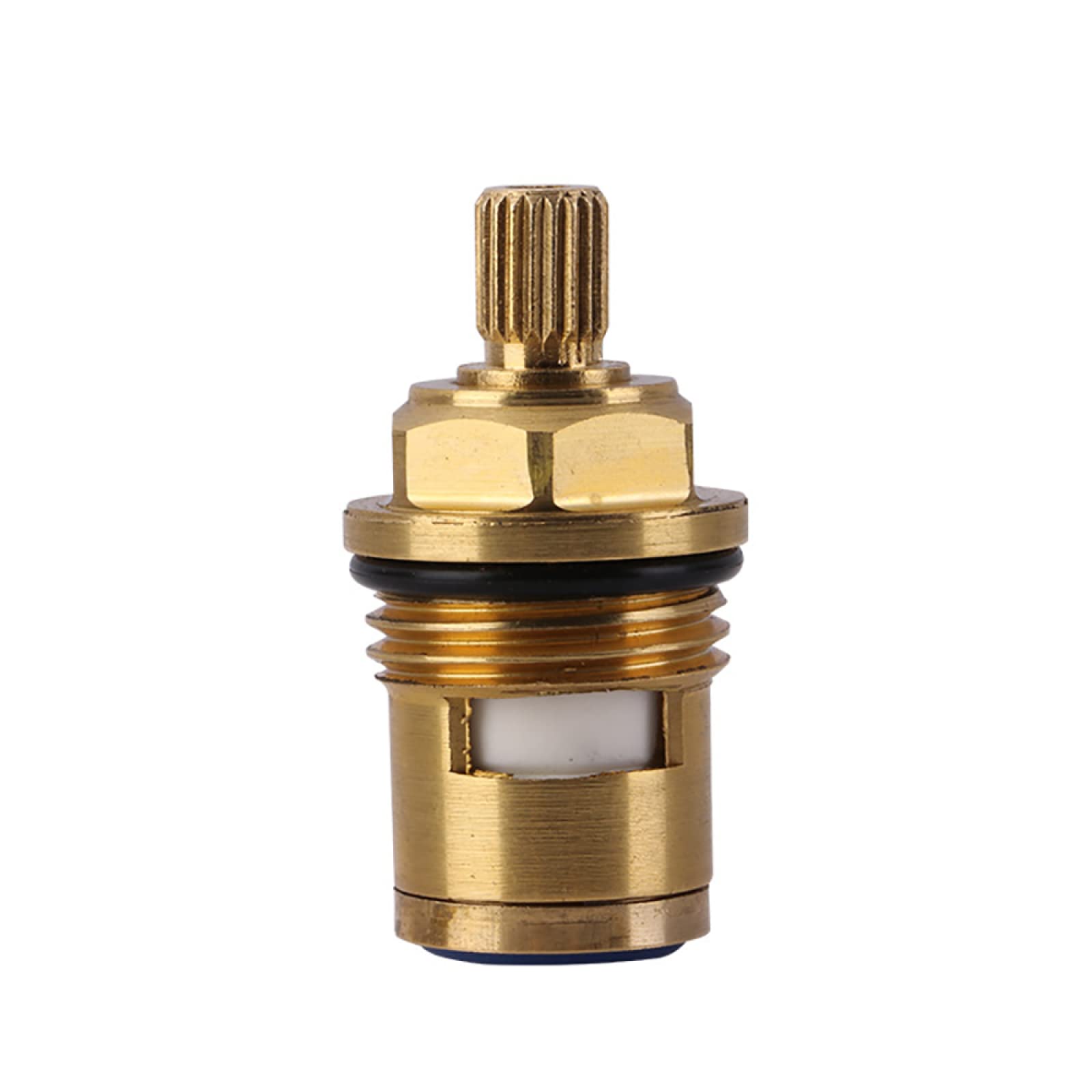 Replacement Faucet Valve, Tap Cartridges Compatible 20 Spline Brass Ceramic Disc
