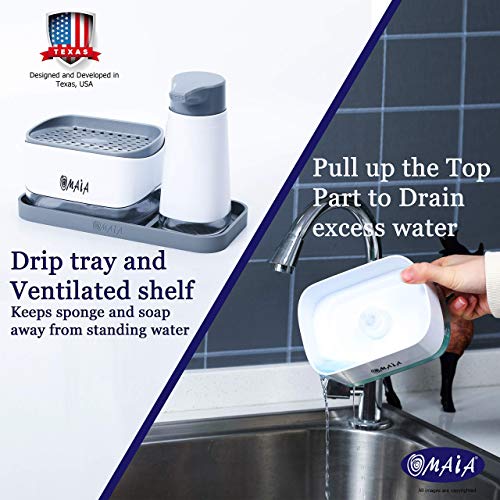 OMAIA 4-in-1 Dish Soap Dispenser Set - Image 4