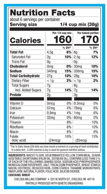 Miniatura 2 de Mezcla de harina de pan de maíz + código QR King Combo (Estilo vegetariano (4 unidades))