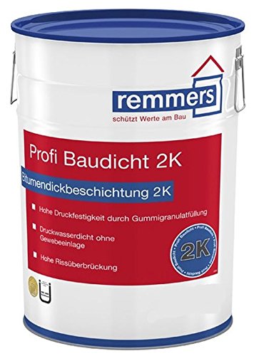 Preisvergleich Produktbild Remmers Profi Baudicht 2K Bitumendickbeschichtung 25 Kg