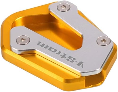 Almohadilla de soporte lateral de motocicleta para Suzuki V-Strom 650 V-Strom 650XT DL650 DL 650 motocicleta Kickstand pie extensión placa de disponible en Yaxa Mexico