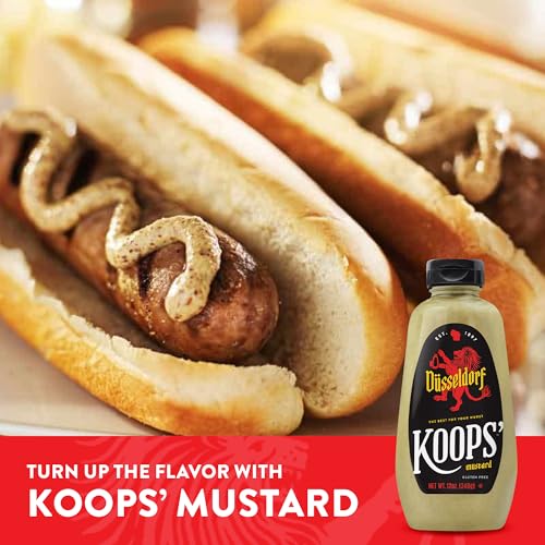 Image of Koops' Dusseldorf Mustard, 12 oz. Bottle, 12-Pack