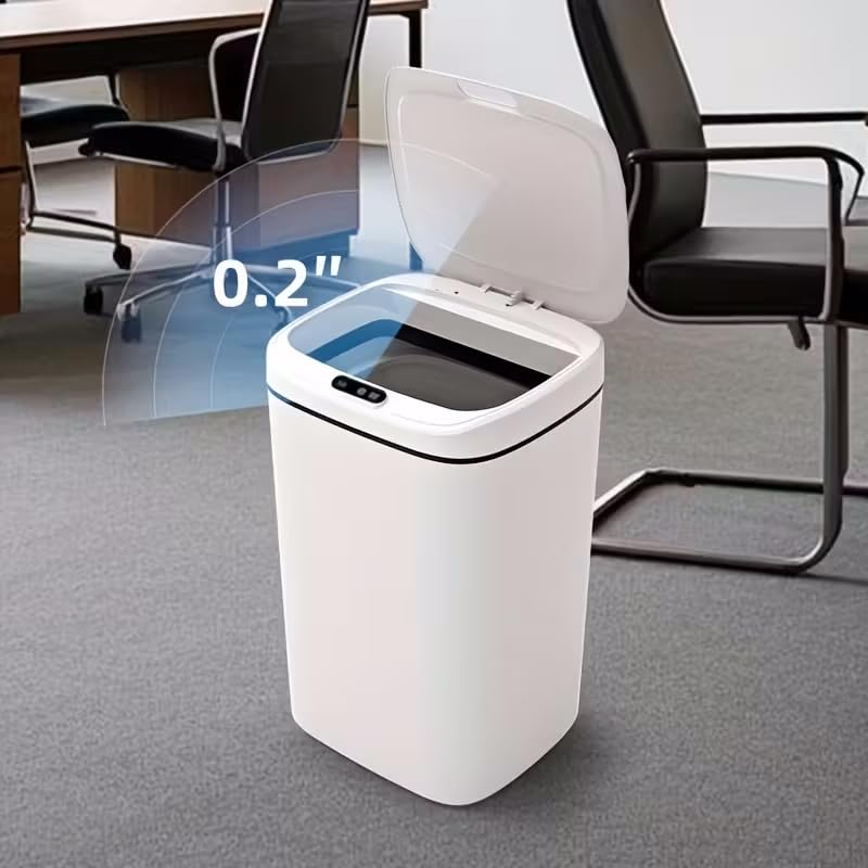 Smart Touchless Trash Can with Motion Sensor, Automatic Lid, Multi-Size Garbage Bin for Home & Office (12 Liters)