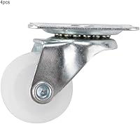 Vista 7 de Ruedas giratorias de 1 pulgada, juego de 4 ruedas giratorias de placa giratoria, ruedas de alta resistencia, ruedas de placa, ruedas de carro