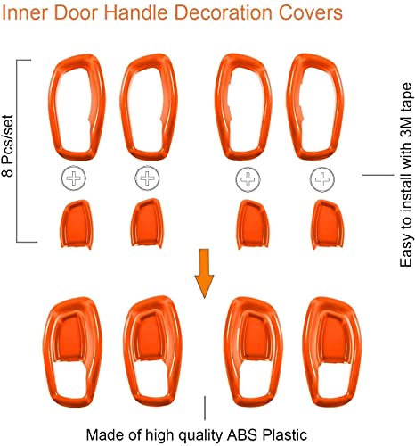 31 Piezas Decoración Interior para Jeep Renegade miniatura 5