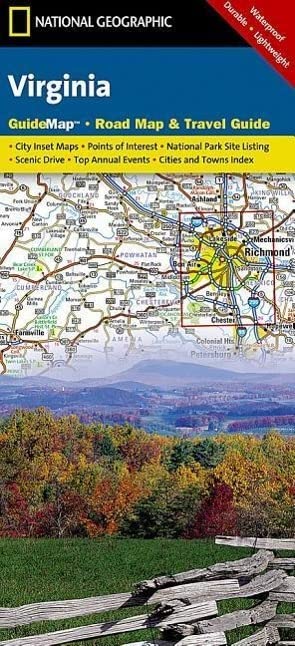 National Geographic Maps Virginia