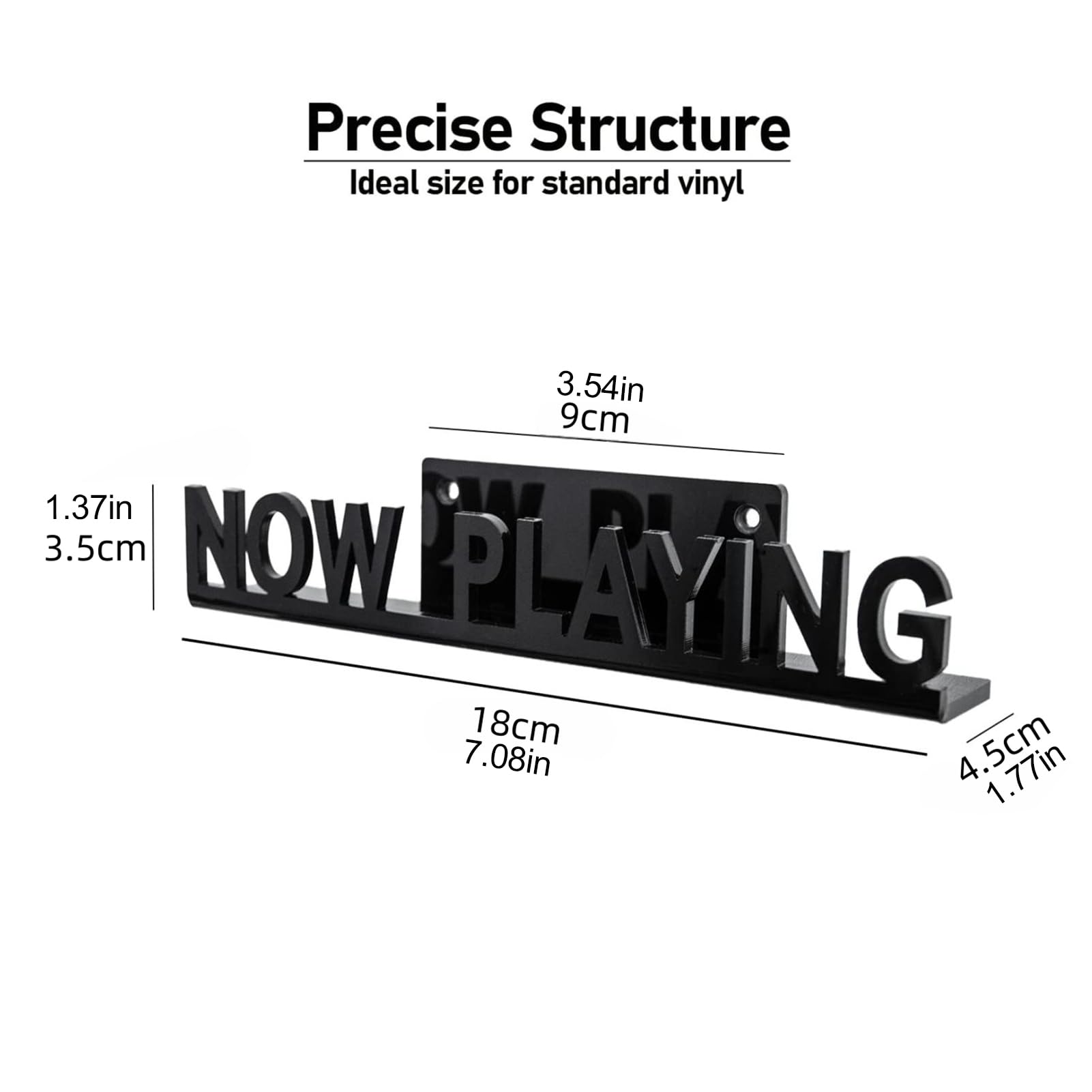 Acryl Schallplatten Halterung - Vinyl Record Display Ständer