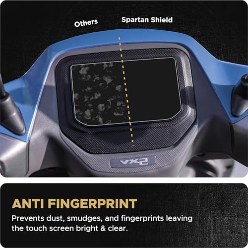Image of Spartan Shield [3 PACK Screen Guard For Hero Vida VX2 Plus & VX2 Go (2025+) Electric Scooter || 4.3 Inch Color TFT Display Protector VX2Plus VX2Go Evooter [NOT TEMPERED GLASS] (Pack 3 [Glossy])