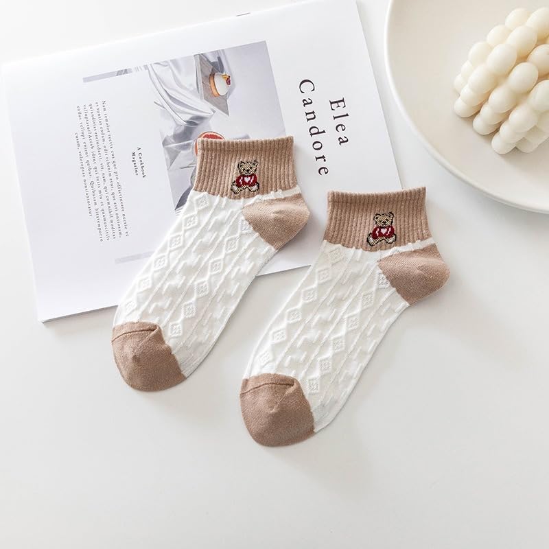 Image of Women's and Girls Cotton Ankle Length Socks