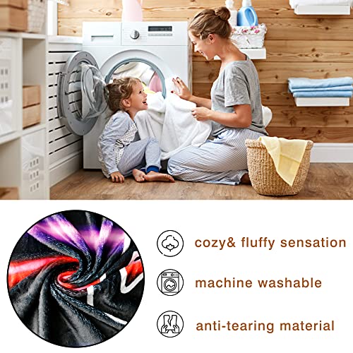 Classic Soft Warm Space Movie Blanket Lightweight Cozy Throw Blankets For Couch Flannel Blanket Throw For Kids Adult Air Conditioning Blanket 60X80Inch #TOP5